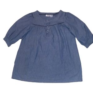 Mainstreet Blues, Large Blue Jean Top, 100 % Cotton